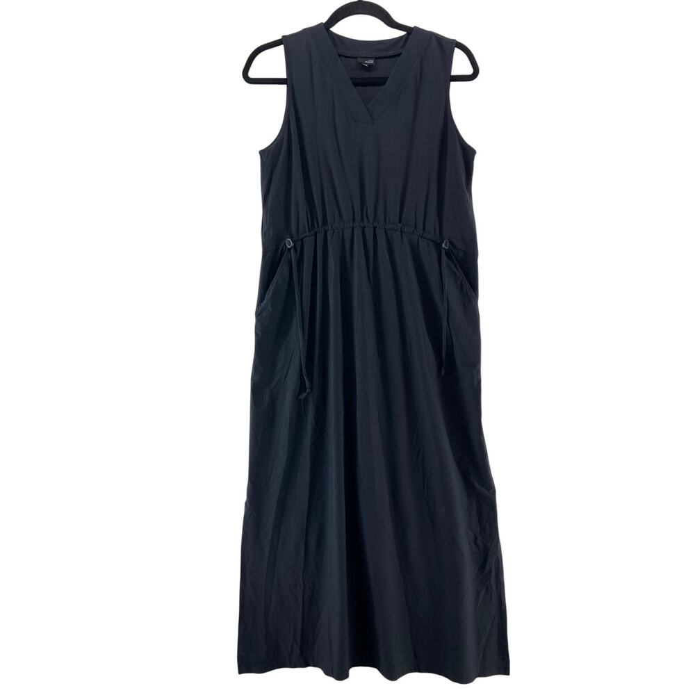 Lisa Bayne Black Sleeveless Dress Size‎ XS Lagenlook